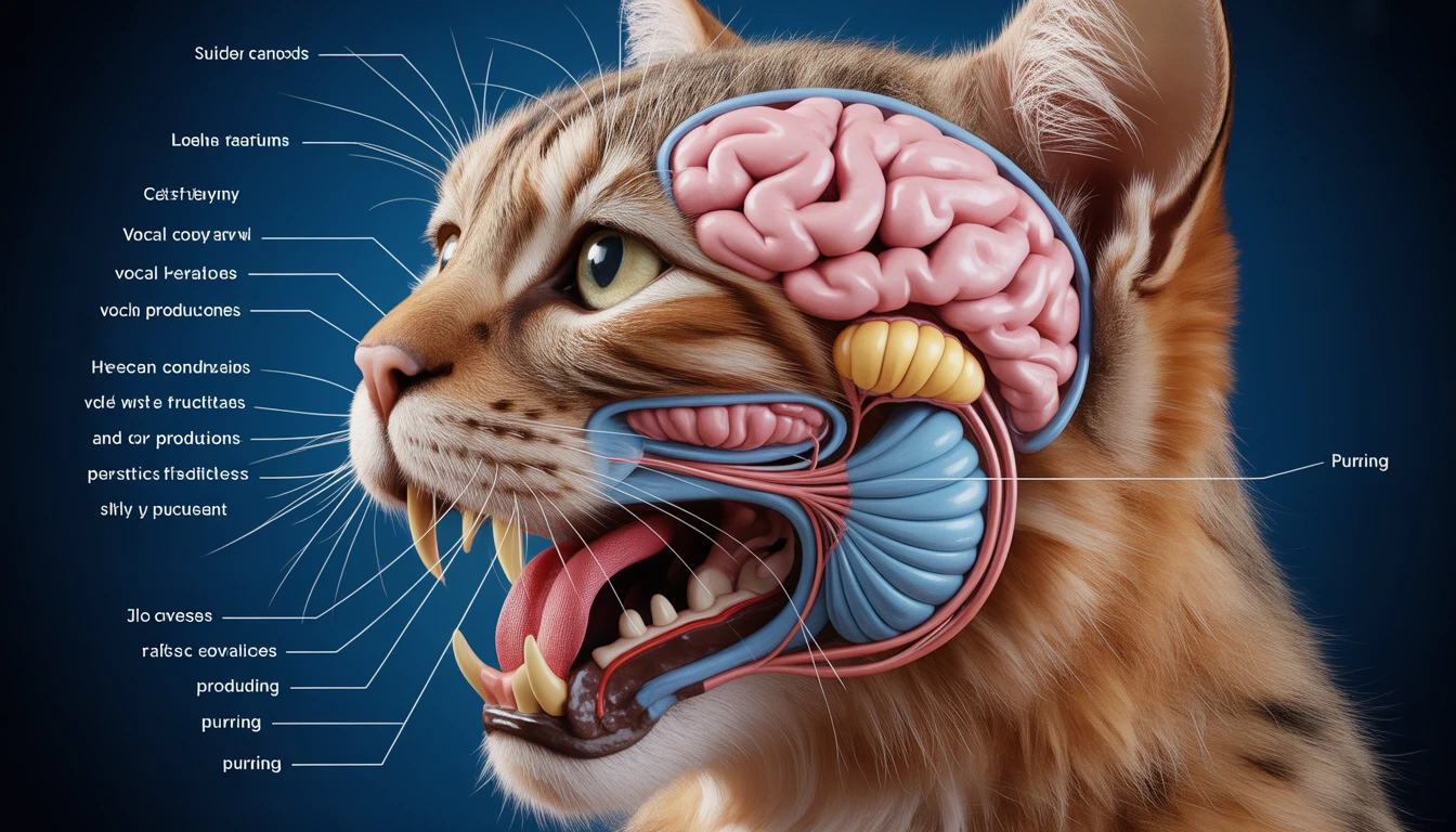 Close-up of a domestic cat on a blanket with eyes half-closed, showing signs of purring.