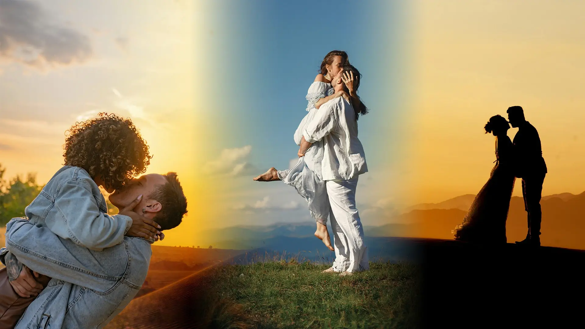 iconic kisses in history showing love, romance, reunion and human connection moments