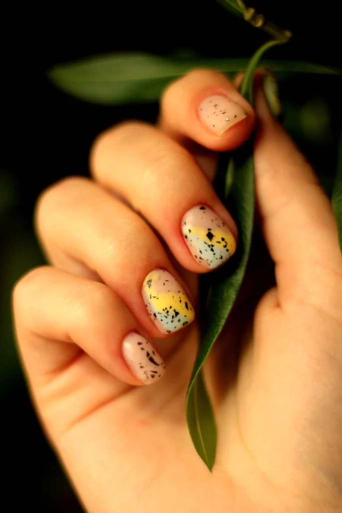 Short nails design