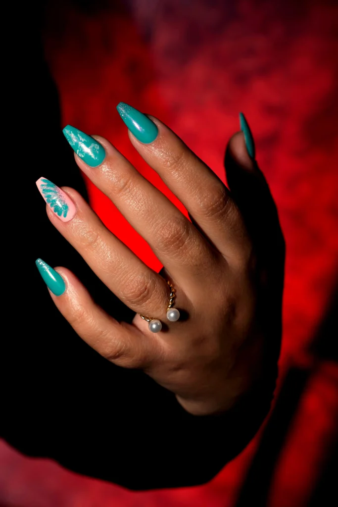 Long nails design